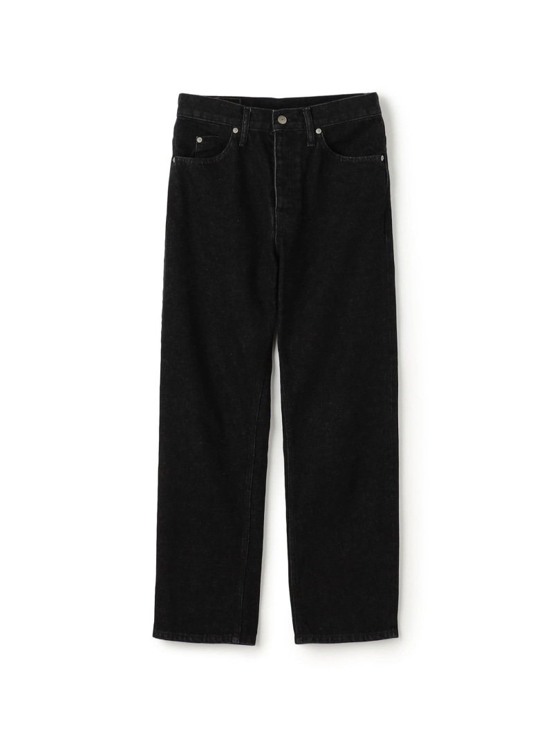 ブラックデニム ストレートパンツ GALERIE VIE トゥモローランド パンツ ジーンズ・デニムパンツ ブラック【送料無料】[ Fashion]
