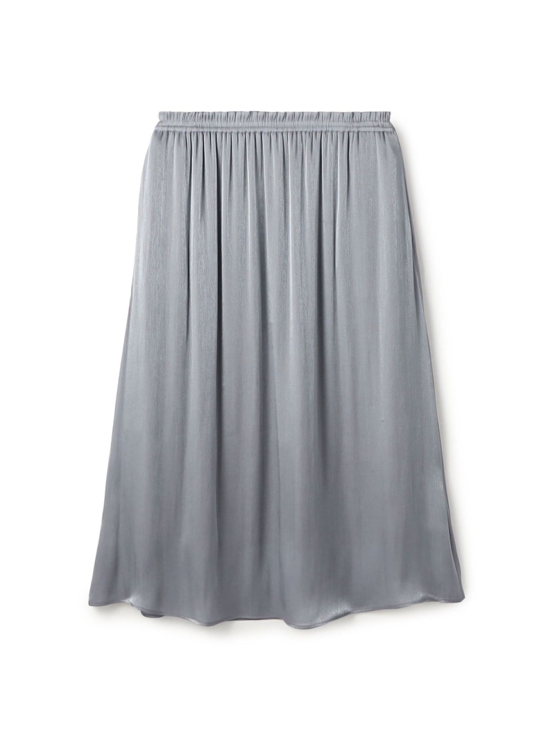 【SALE／40%OFF】スパークルサテン ギャザースカート Ballsey トゥモローランド スカート ロング・マキシスカート グレー イエロー【RBA_E】【送料無料】[ Fashion]