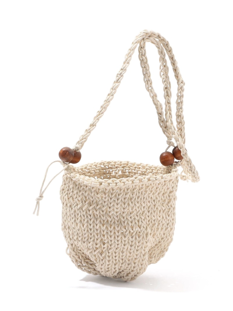 MANY RHIZOMES HERBAL POUCH TOMORROWLAND GOODS トゥモローランド 御徒面子 ショルダーバッグ 白いこと【貨物輸送無料】[ Fashion]