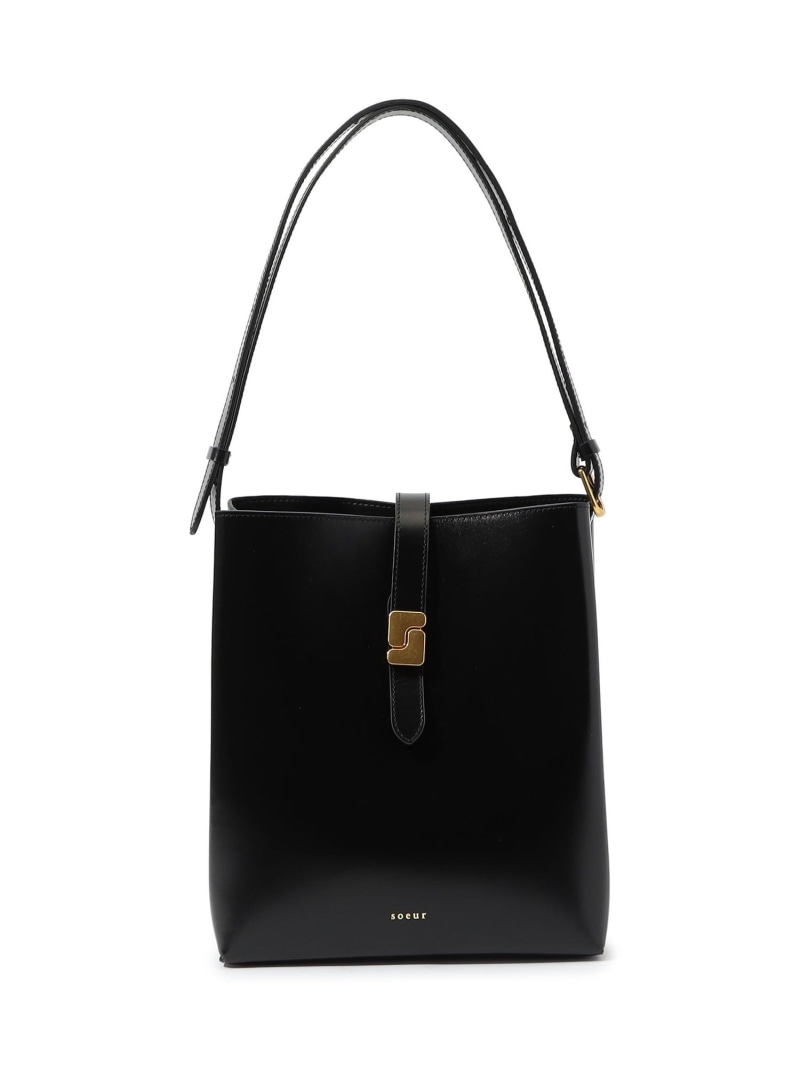 Soeur BELLO 井戸釣瓶御徒面子 TOMORROWLAND GOODS トゥモローランド 御徒面子 ショルダーバッグ 黒いこと【貨物輸送無料】[ Fashion]