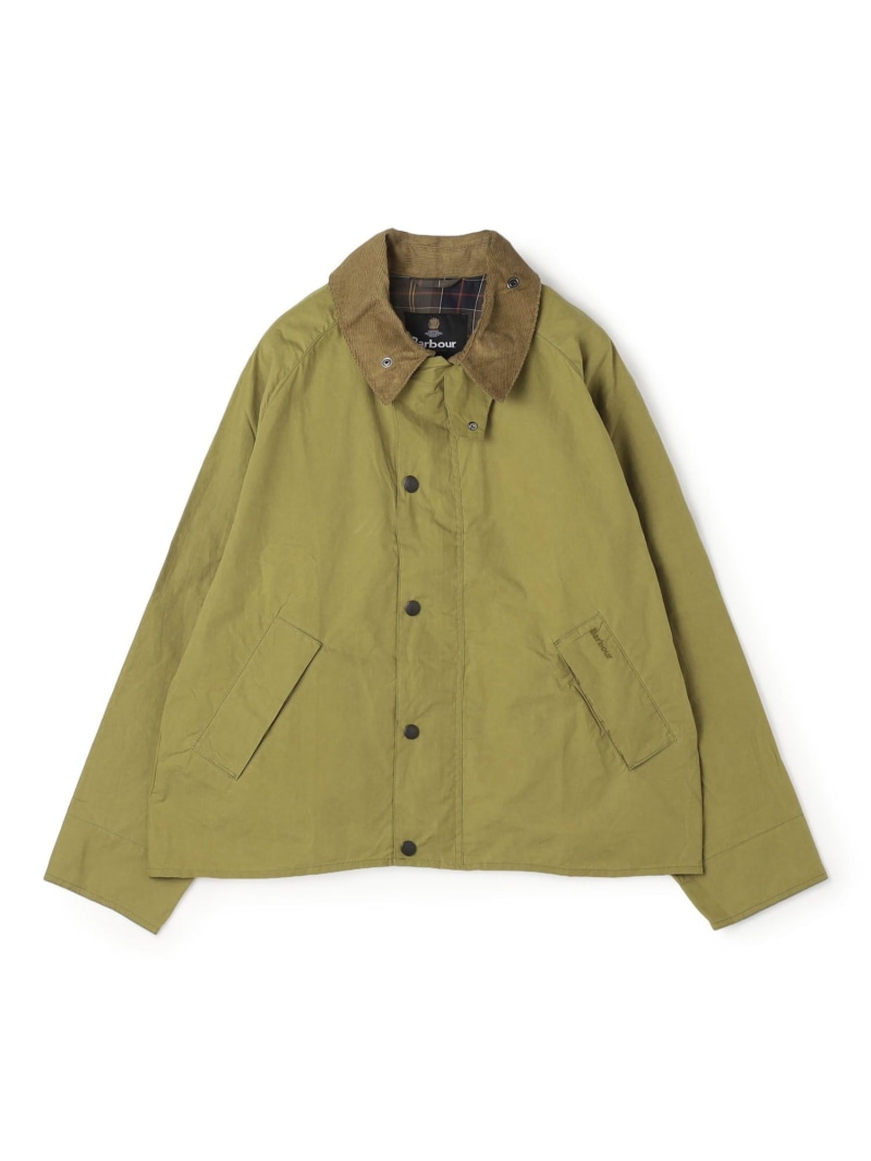 Barbour TRASPORT コットンブルゾン TOMORROWLAND MEN トゥモローランド ジャケット・アウター ブルゾン・ジャンパー ブラック カーキグリーン【送料無料】[ Fashion]