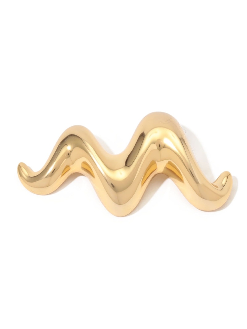 JAMIRAY WAVE SCULPTURE ブローチ TOMORROWLAND GOODS トゥモローランド アクセサリー・腕時計 ブローチ・コサージュ・バッジ ゴールド シルバー【送料無料】[ Fashion]