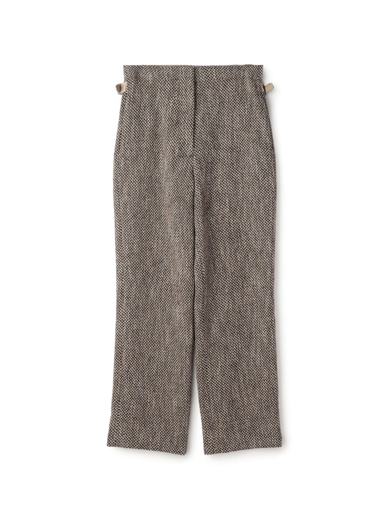 【SALE／40%OFF】ライトツイード ハイウエストストレートパンツ BACCA トゥモローランド パンツ その他のパンツ ブラウン【RBA_E】【送料無料】[ Fashion]