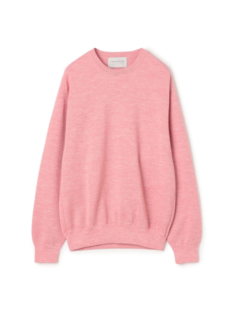 【SALE／30%OFF】TOMORROWLAND Tricot ウールラミー クルーネックプルオーバー TOMORROWLAND MEN トゥモローランド トップス ニット グレー ブラウン ネイビー ピンク【RBA_E】【送料無料】[ Fashion]