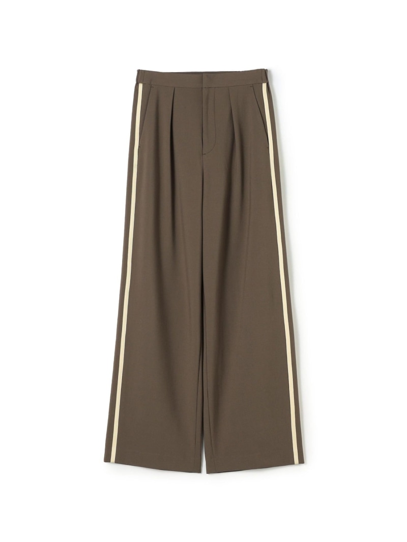 【SALE／30%OFF】ポリエステルレーヨン タックセミワイドパンツ MACPHEE トゥモローランド パンツ その他のパンツ ブラウン ネイビー【RBA_E】【送料無料】[ Fashion]｜TOMORROWLAND