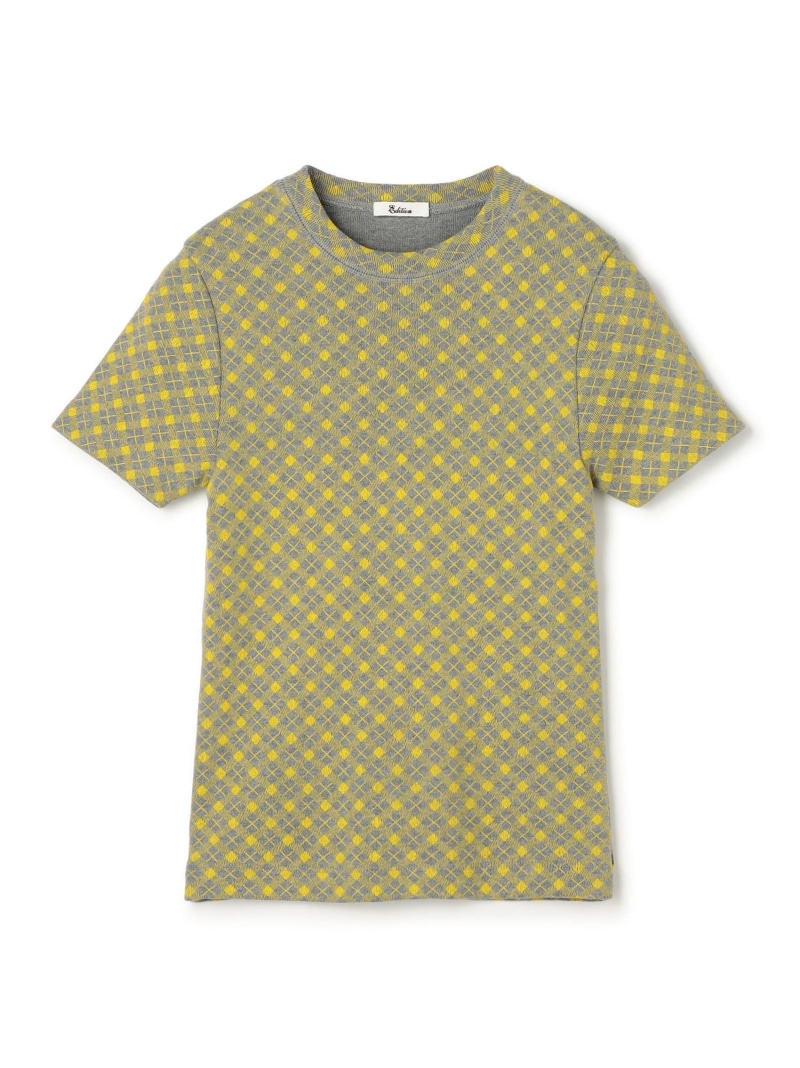 コットンモダールフライス フラワープリント Tシャツ EDITION トゥモローランド トップス カットソー・Tシャツ イエロー【送料無料】[ Fashion] 7,128円