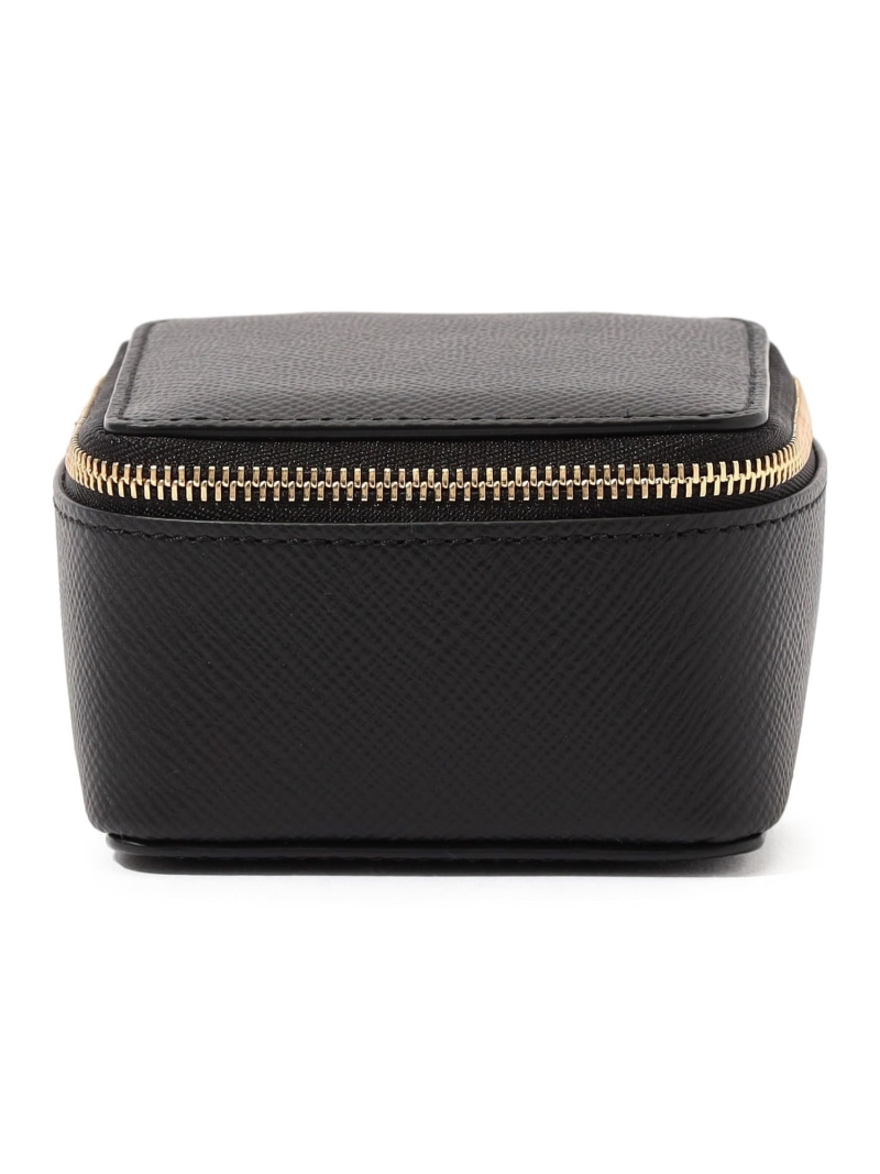 SMYTHSON MEDIUM TRINKET CASE TOMORROWLAND GOODS トゥモローランド 札入れ・車寄せ・入れもの 車寄せ 黒いこと【貨物輸送無料】[ Fashion]
