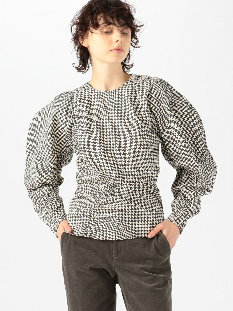 残りわずか 楽天市場 Ganni コットンポプリン チェックプリントブラウス Tomorrowland Buying Wear トゥモローランド シャツ ブラウス 長袖シャツ 送料無料 Rakuten Fashion Tomorrowland 爆安プライス Www Rvworkshop Com