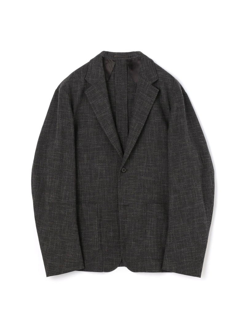 【SALE／55%OFF】ウールシルクナイロン シングルブレステッド 2Bジャケット CARLO BARBERA TOMORROWLAND MEN トゥモローランド ジャケット・アウター テーラードジャケット・ブレザー グレー ネイビー ベージュ【RBA_E】【送料無料】[ Fashion]