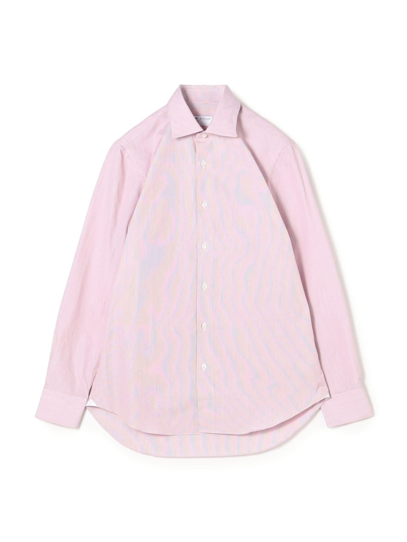 【SALE／40%OFF】ERRICO FORMICOLA コットンヘアラインストライプ ロングスリーブシャツ TOMORROWLAND BUYING WEAR トゥモローランド トップス シャツ・ブラウス レッド【RBA_E】【送料無料】[ Fashion]