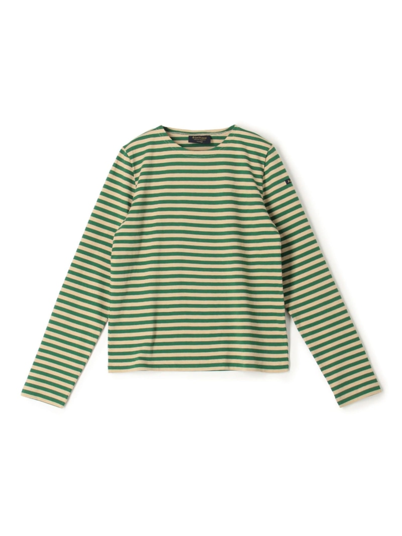 【別注】Le minor  ロングスリーブ ボーダー カットソー TOMORROWLAND GOODS トゥモローランド トップス カットソー・Tシャツ ネイビー カーキグリーン グレー【送料無料】[ Fashion]