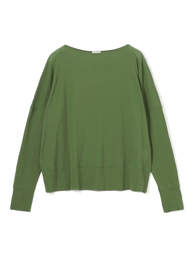 【SALE／40%OFF】ガーゼフライス ボートネックプルオーバー GALERIE VIE トゥモローランド トップス カットソー・Tシャツ ブラウン グリーン ブラック ピンク【RBA_E】【送料無料】[ Fashion]｜TOMORROWLAND
