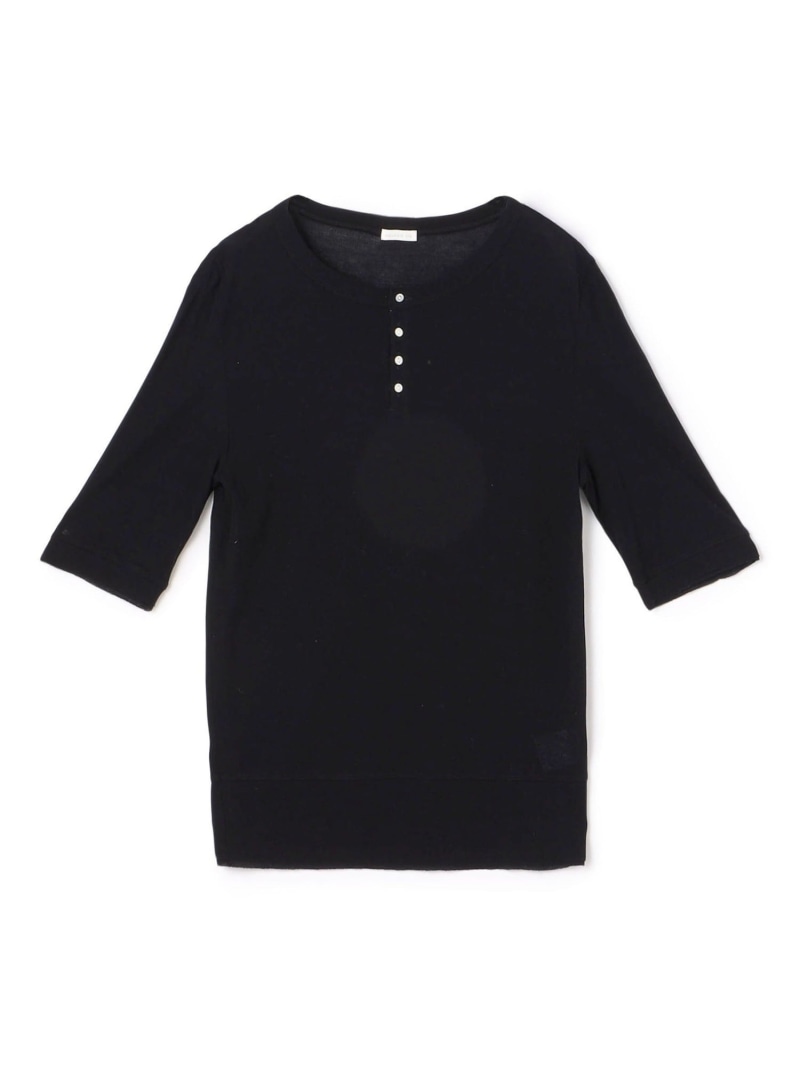【SALE／30%OFF】ガーゼプルオーバー ヘンリーネックプルオーバー GALERIE VIE トゥモローランド トップス カットソー・プルオーバー 米国海軍 白いこと さくら色【RBA_E】【貨物輸送無料】[ Fashion]