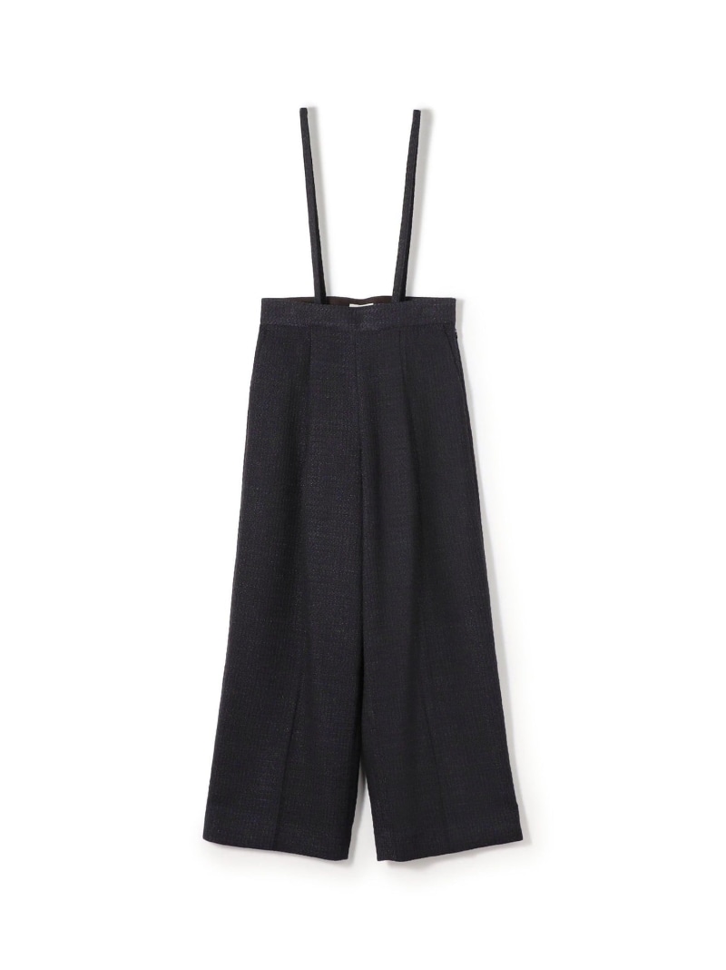 【SALE／30%OFF】ライトファンシーツイード サスペンダーワイドパンツ Ballsey トゥモローランド パンツ その他のパンツ グレー ネイビー ベージュ【RBA_E】【送料無料】[ Fashion]｜TOMORROWLAND