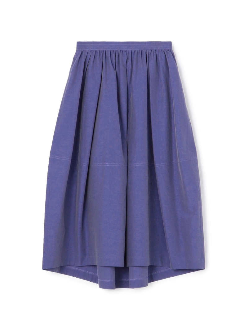 【SALE／40%OFF】コットンシルクシャンブレー バレルスイングスカート TOMORROWLAND collection トゥモローランド スコート ロング・マキシスコート 米国海軍【RBA_E】【貨物輸送無料】[ Fashion]