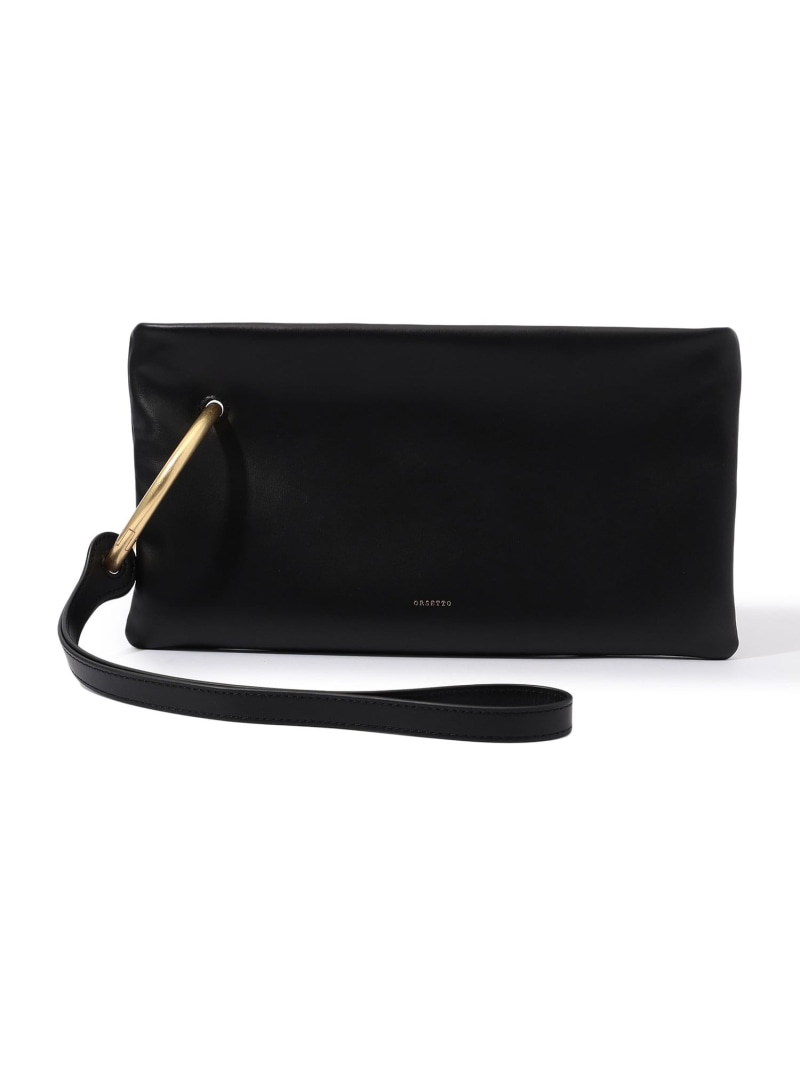 【SALE／40%OFF】ORSETTO CLUTCH バッグ TOMORROWLAND GOODS トゥモローランド バッグ クラッチバッグ ブラック【RBA_E】【送料無料】[ Fashion] 19,048円