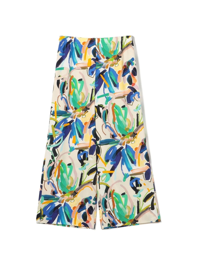 Ballsey トロピカルプランツプリント セミワイドパンツ 34 Ballsey