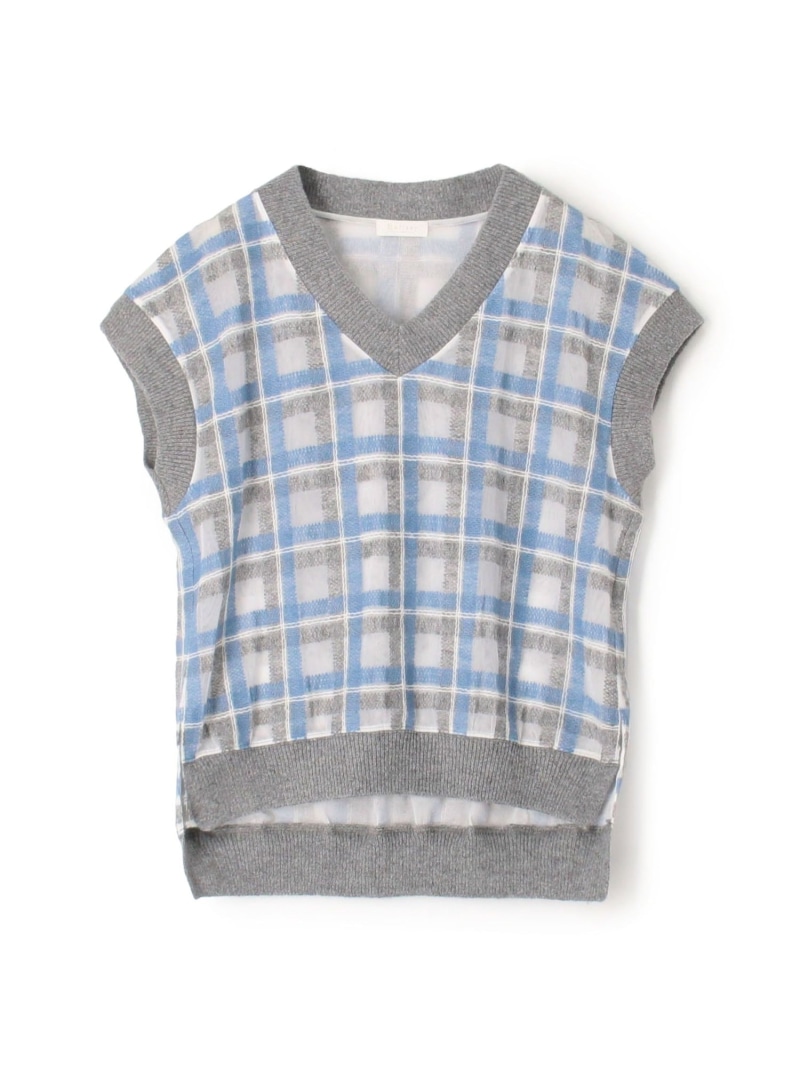 楽天市場】【SALE／40%OFF】ラッピングツイード Vネックジレ Ballsey