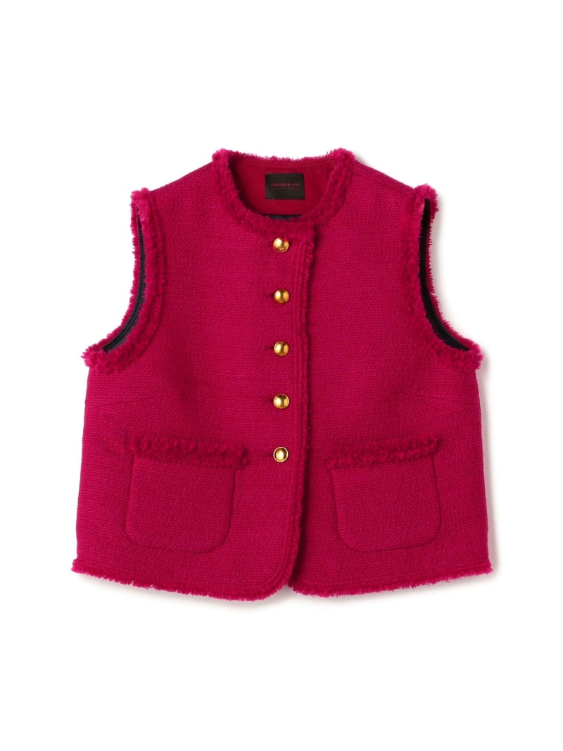 4.7万♡トゥモローランド2024♡ブークレーファンシークルーネックジレ日本製 楽天市場】ブークレーファンシー クルーネックジレ TOMORROWLAND