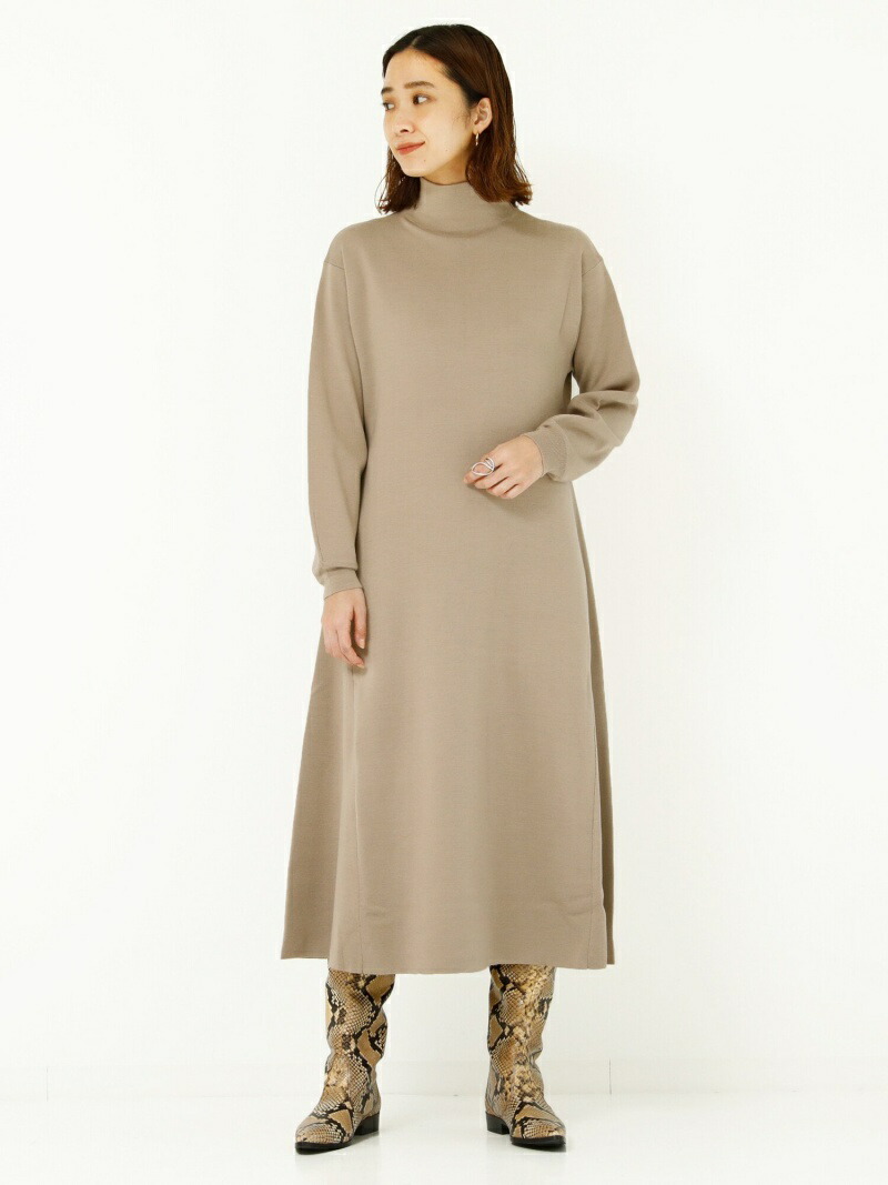 年中無休 ウールスムース ハイネックワンピース Ballsey トゥモローランド ワンピース ニットワンピース 送料無料 Rakuten Fashion Br7216 Www Veritaas Co