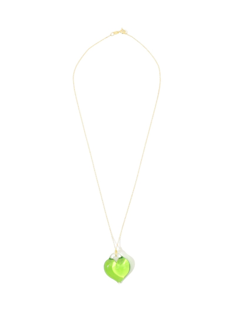 LEVENS JEWELS HEART ネックレス TOMORROWLAND GOODS トゥモローランド アクセサリー・腕時計 ネックレス グリーン イエロー【送料無料】[ Fashion]