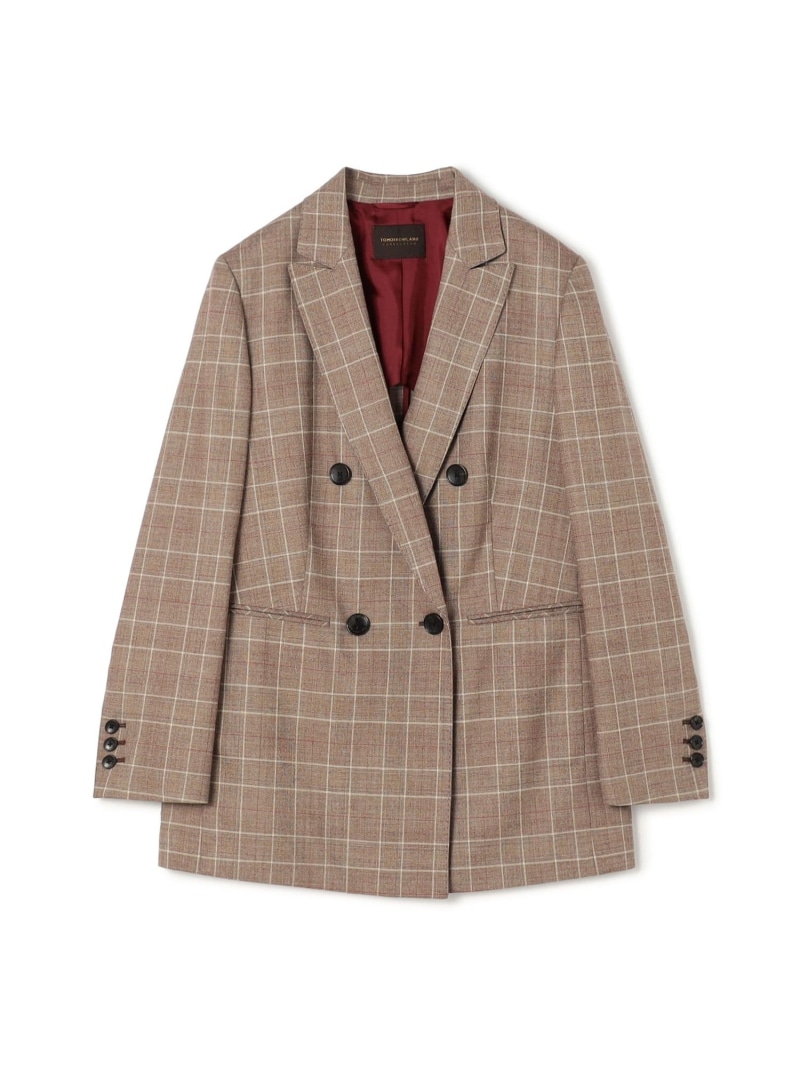 楽天市場】【SALE／40%OFF】ブラウニーグレンチェック ダブルブレスト