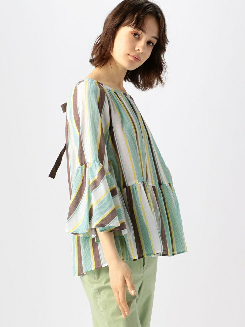 シャツ ブラウス Buying Tomorrowland ドロップショルダーブラウス コットンボイルストライプ Fil Wear Fashion 長袖シャツ 送料無料 Rakuten シャツ ブラウス トゥモローランド ふるさと割 Www Rrj Mu