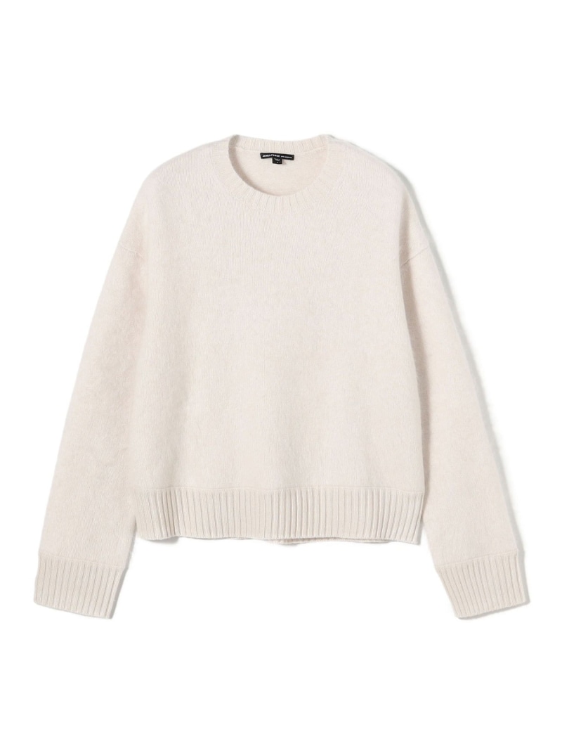 ハローブラッシュド カシミヤ クルーネックニット WBRC3216 JAMES PERSE トゥモローランド トップス ニット ベージュ グレー【送料無料】[ Fashion]｜TOMORROWLAND