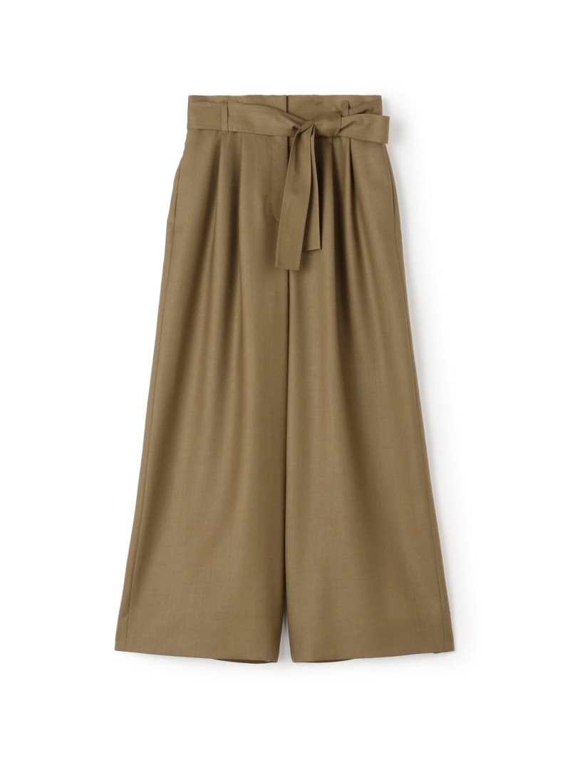 【SALE／40%OFF】ライトカルゼ ベルテッドパンツ Ballsey トゥモローランド パンツ スラックス・ドレスパンツ ブラウン ベージュ グレー グリーン ブラック【RBA_E】【送料無料】[ Fashion]｜TOMORROWLAND