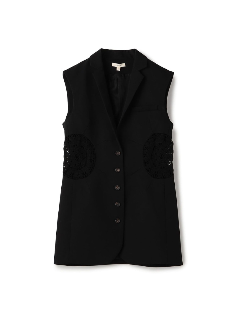 【SALE／40%OFF】diotima Long Tower Vest TOMORROWLAND トゥモローランド トップス ベスト・ジレ ブラック【RBA_E】【送料無料】[ Fashion] 68,607円