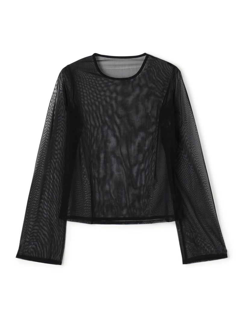 Simone Wild Easy Long Sleeve TOMORROWLAND トゥモローランド トップス カットソー・Tシャツ ホワイト ブラック【送料無料】[ Fashion]