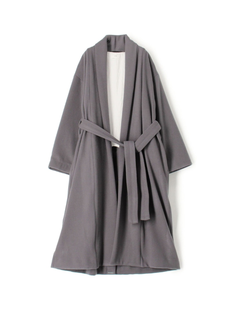 【SALE／70%OFF】【別注】ATON GOWN HEAVY ROYAL FLEECE コート TOMORROWLAND BUYING WEAR トゥモローランド ジャケット・アウター その他のジャケット・アウター グレー【RBA_E】【送料無料】[ Fashion]