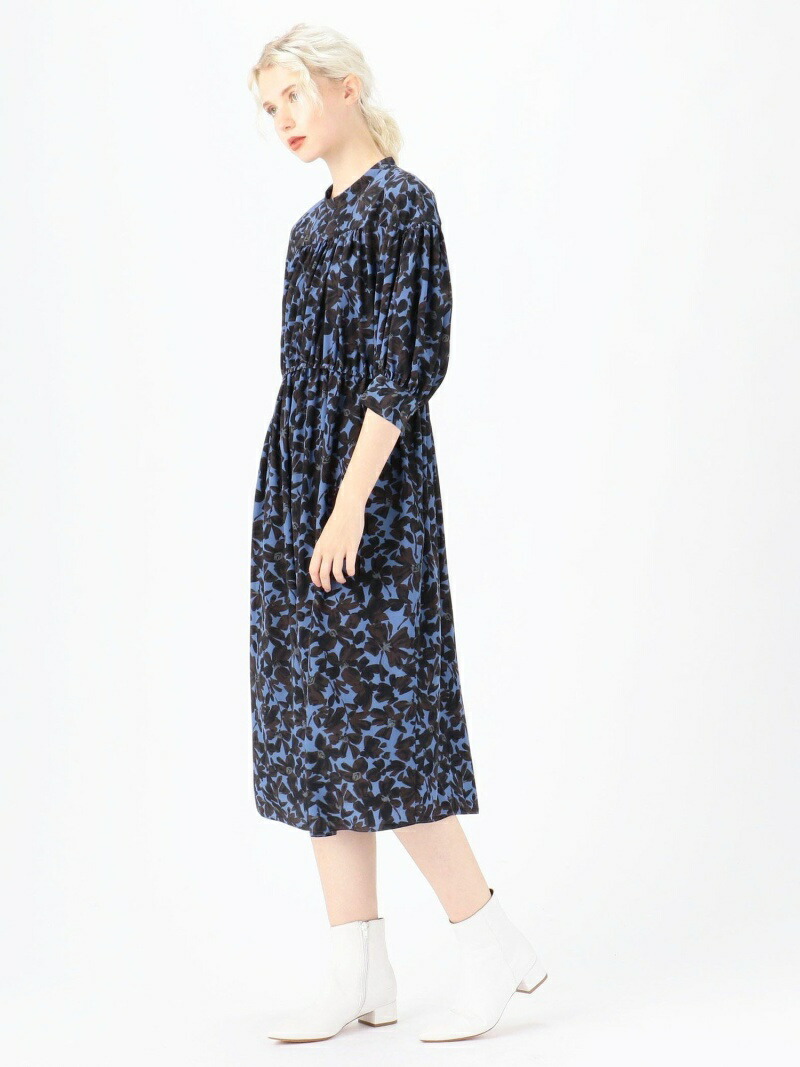 年間ランキング6年連続受賞 シルエットフラワープリント ギャザーワンピース Fashion ワンピースその他 送料無料 Rakuten ワンピース トゥモローランド Ballsey Bm9343 241news Com