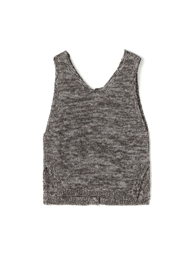 ギマコットン フロンタブルベスト DES PRES トゥモローランド トップス ベスト・ジレ グリーン ベージュ【送料無料】[ Fashion]｜TOMORROWLAND