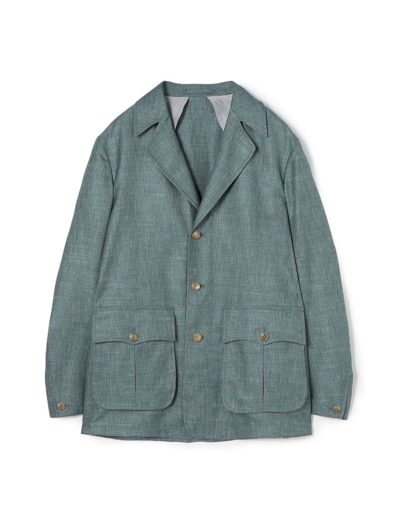 【SALE／50%OFF】バンブーシルクコットン サファリジャケット HAVANA DORMEUIL TOMORROWLAND MEN トゥモローランド ジャケット・アウター ブルゾン・ジャンパー ベージュ【RBA_E】【送料無料】[ Fashion] 42,900円
