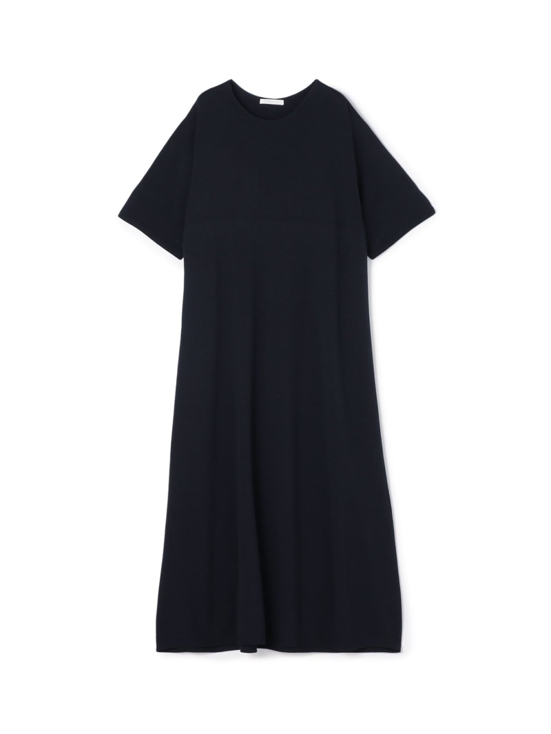 【SALE／50%OFF】ストレッチコットン ラウンドネックワンピース GALERIE VIE トゥモローランド ワンピース・ドレス ワンピース ブラック ネイビー【RBA_E】【送料無料】[ Fashion]｜TOMORROWLAND