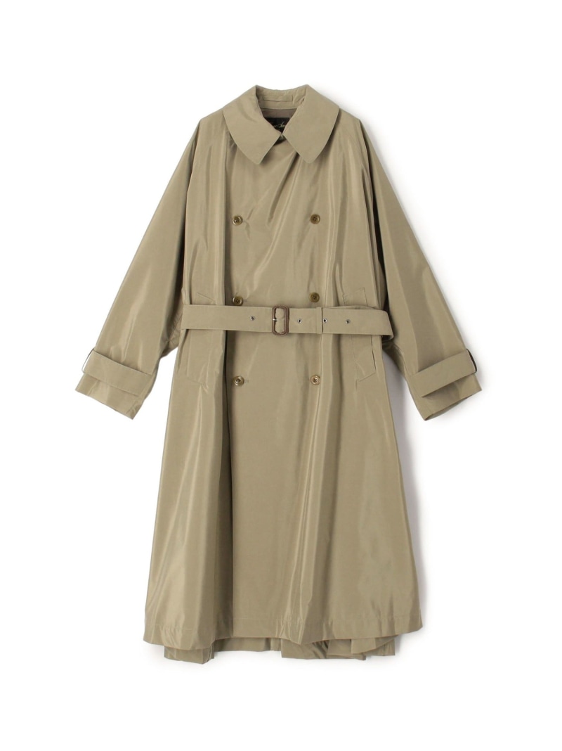 【SALE／40%OFF】HAVERSACK Silkcoating ラグラントレンチコート TOMORROWLAND GOODS トゥモローランド ジャケット・アウター トレンチコート ベージュ【RBA_E】【送料無料】[ Fashion] 59,400円