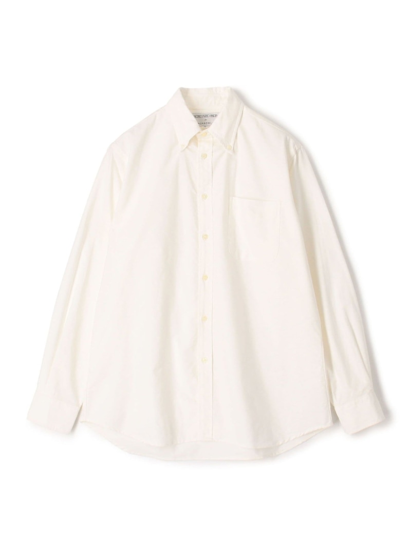 【別注】INDIVIDUALIZED SHIRTS REGATTA OXFORD ボタンダウンシャツ TOMORROWLAND BUYING WEAR トゥモローランド トップス シャツ・ブラウス ホワイト【送料無料】[ Fashion]