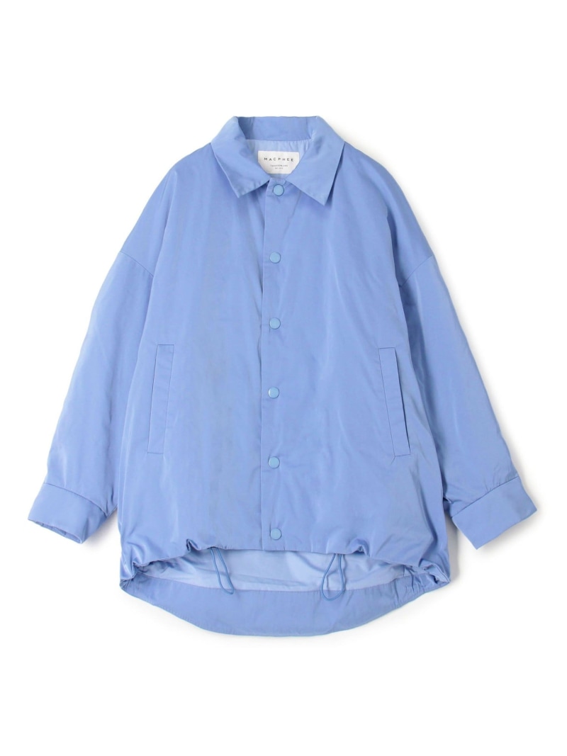 【SALE／60%OFF】ダブルサテン オーバーサイズドジャケット MACPHEE トゥモローランド ジャケット・アウター その他のジャケット・アウター ベージュ ブラック【RBA_E】【送料無料】[ Fashion]｜TOMORROWLAND
