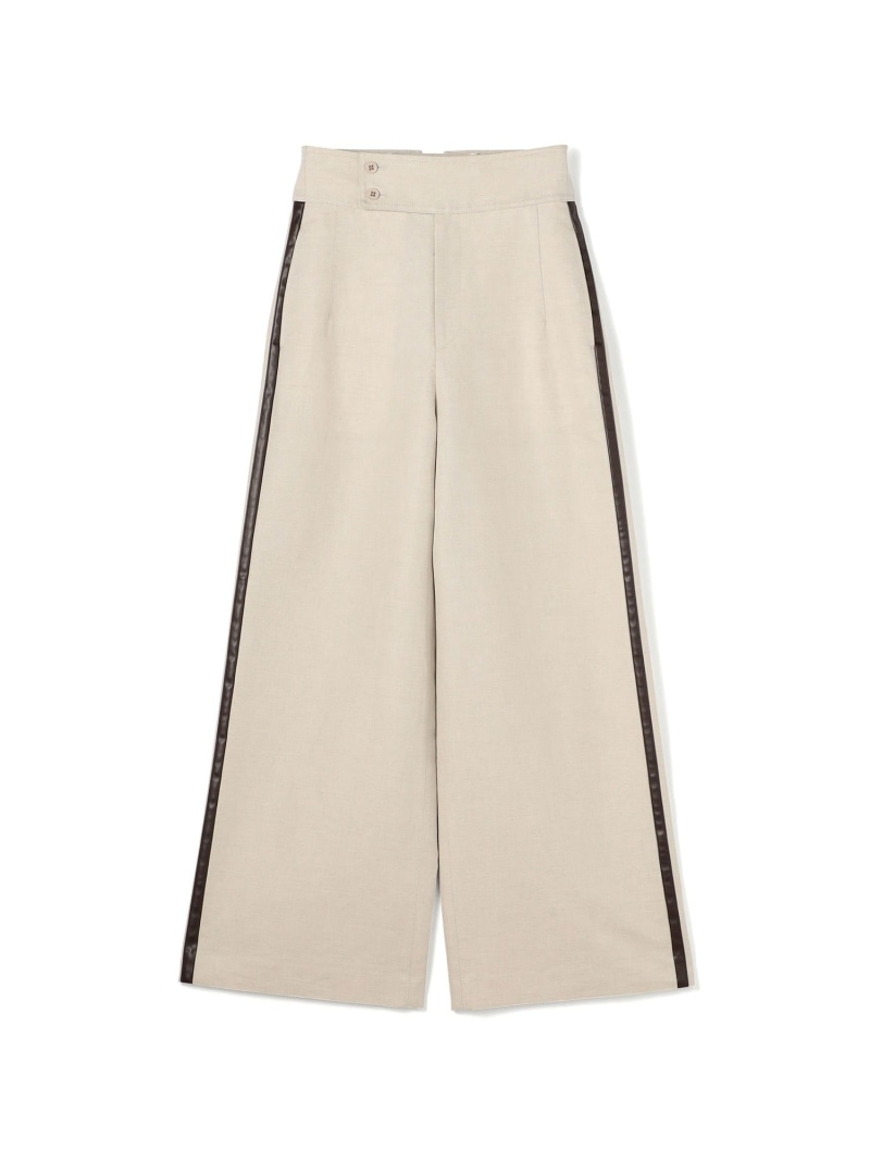 【SALE／40%OFF】タイニーヘリンボーン ハイウエストパンツ MACPHEE トゥモローランド パンツ その他のパンツ ベージュ【RBA_E】【送料無料】[ Fashion]