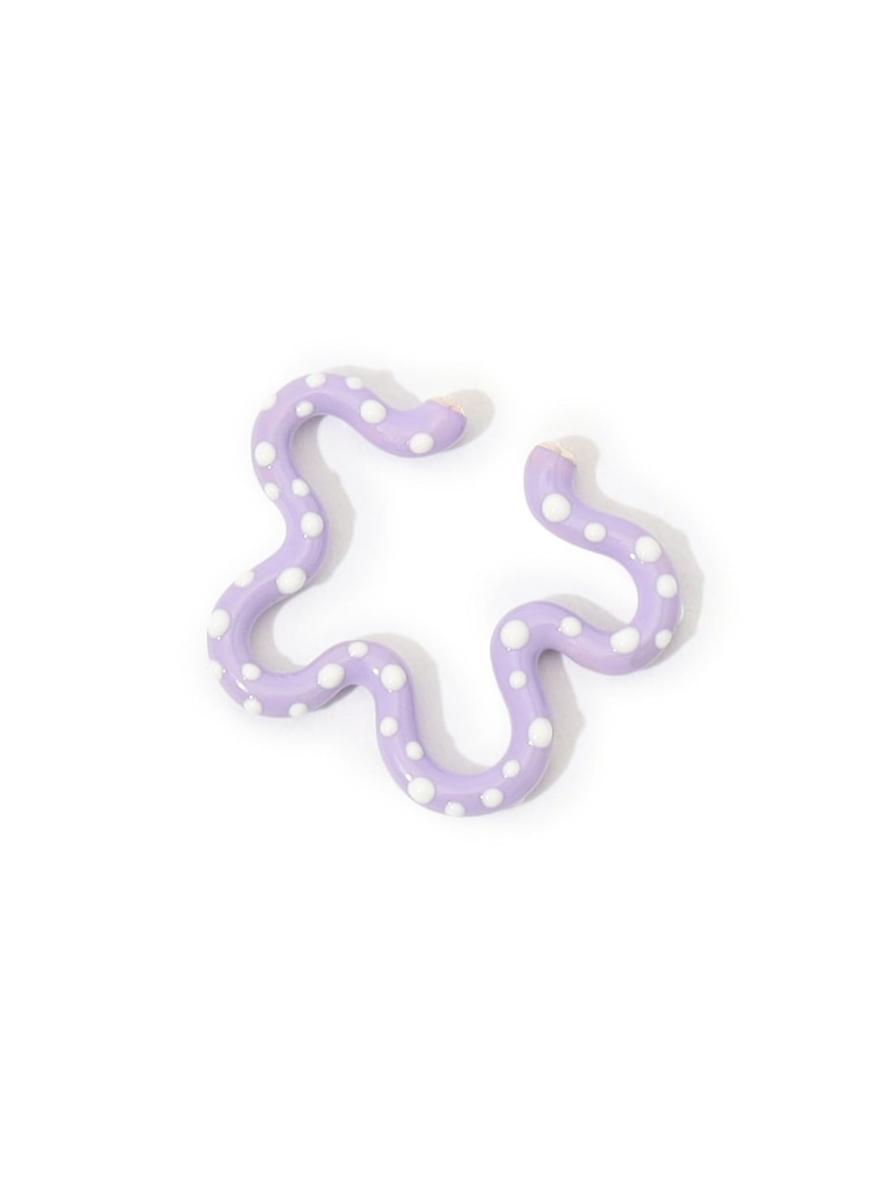 【別注】Bea Bongiasca WITH DOTS 片耳イヤーカフ TOMORROWLAND GOODS トゥモローランド アクセサリー・腕時計 イヤリング・イヤーカフ パープル【送料無料】[ Fashion]｜TOMORROWLAND