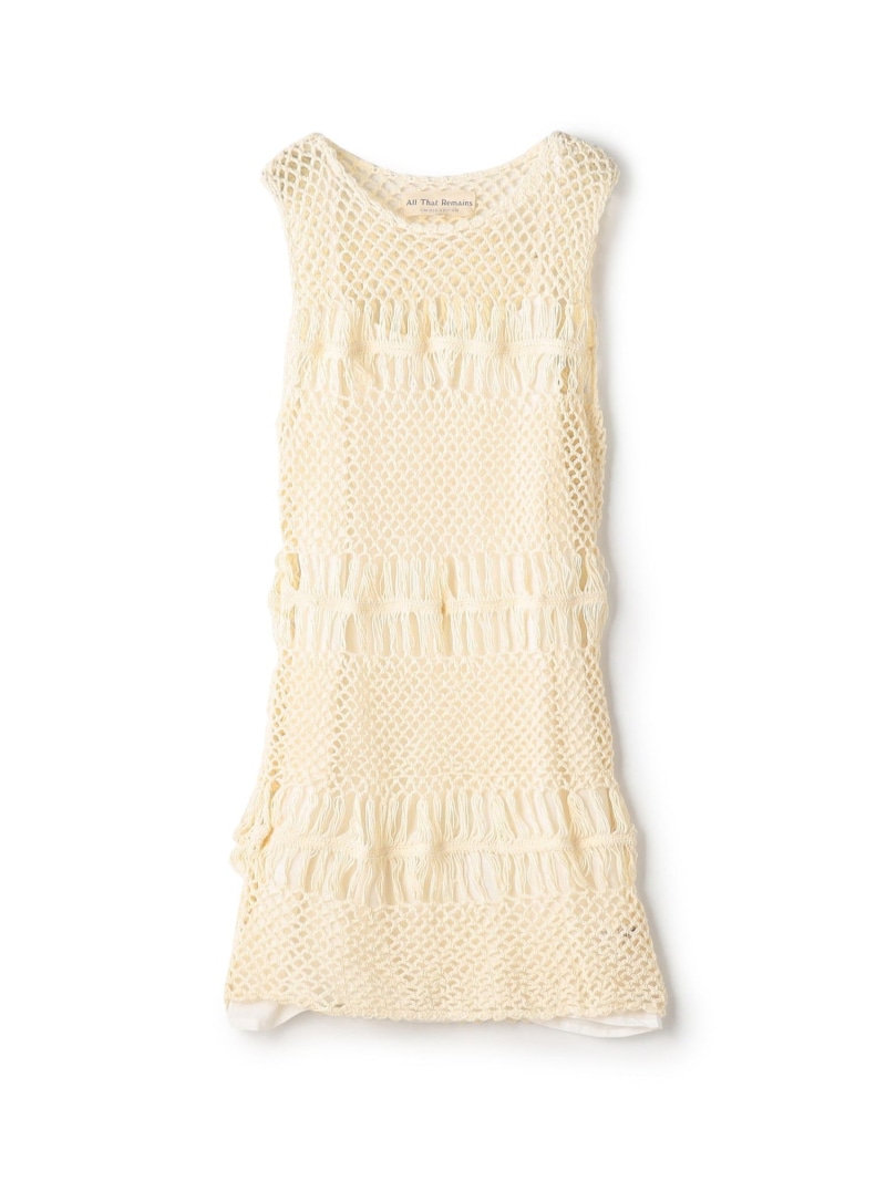 【SALE／40%OFF】All That Remains ノースリーブ ニット プルオーバー TOMORROWLAND BUYING WEAR トゥモローランド トップス ニット ベージュ【RBA_E】【送料無料】[ Fashion]