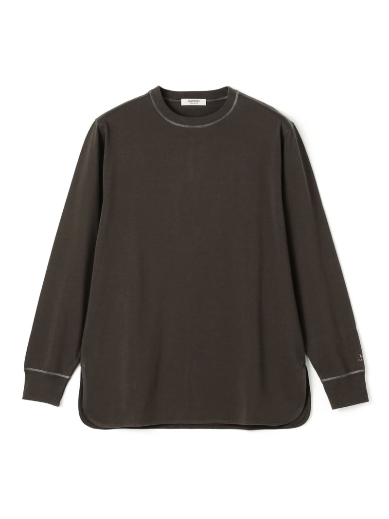 【SALE／40%OFF】ハイジャージー ロングスリーブプルオーバー MACPHEE トゥモローランド トップス カットソー・Tシャツ イエロー ホワイト ピンク グレー【RBA_E】【送料無料】[ Fashion]｜TOMORROWLAND