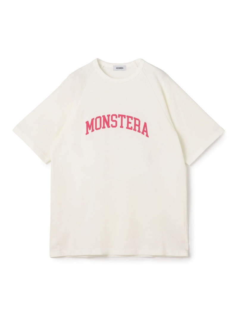 KEIMEN *TOMORROWLAND HOME MONSTERA Tシャツ TOMORROWLAND HOME トゥモローランド トップス カットソー・Tシャツ カーキグリーン ホワイト【送料無料】[ Fashion]