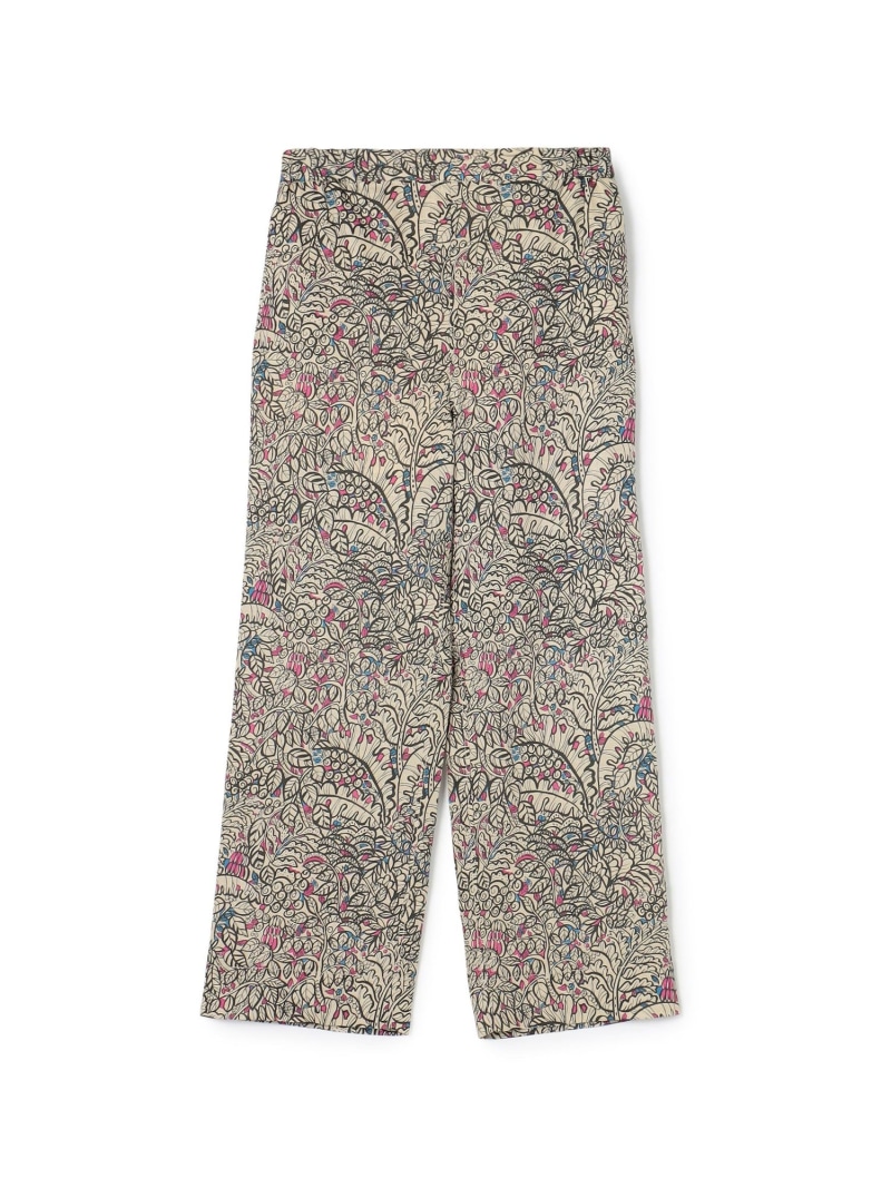 【SALE／30%OFF】リネンプリント イージーストレートパンツ SOULEIADO トゥモローランド パンツ その他のパンツ ブラウン グリーン【RBA_E】【送料無料】[ Fashion]｜TOMORROWLAND 12,289円