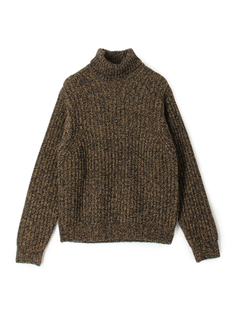 【SALE／50%OFF】TOMORROWLAND Tricot ウールカシミヤ メランジニット タートルネックプルオーバー TOMORROWLAND MEN トゥモローランド トップス ニット イエロー ネイビー レッド【RBA_E】【送料無料】[ Fashion]