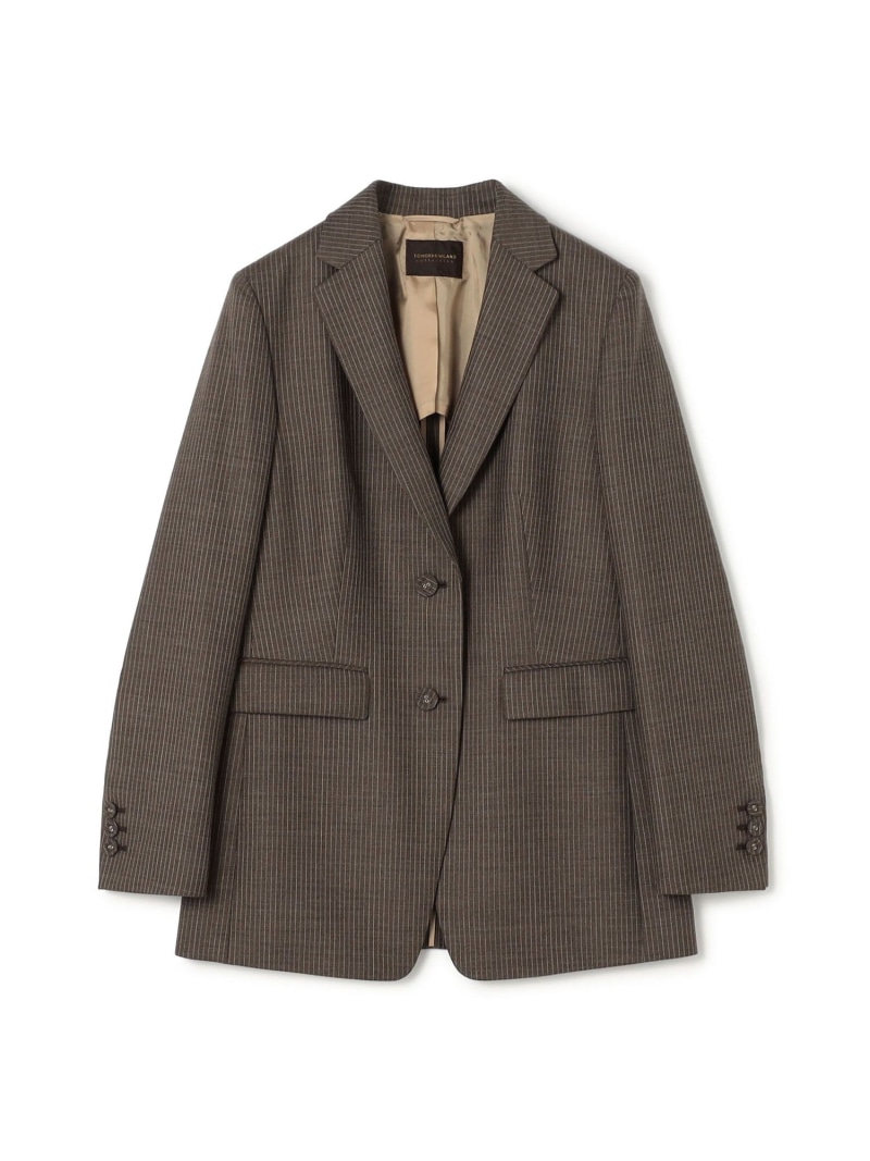 トゥモローランド Tomorrowland スラブシェパード コクーンジレ スラブシェパード コクーンジレ | maison TOMORROWLAND/メゾン