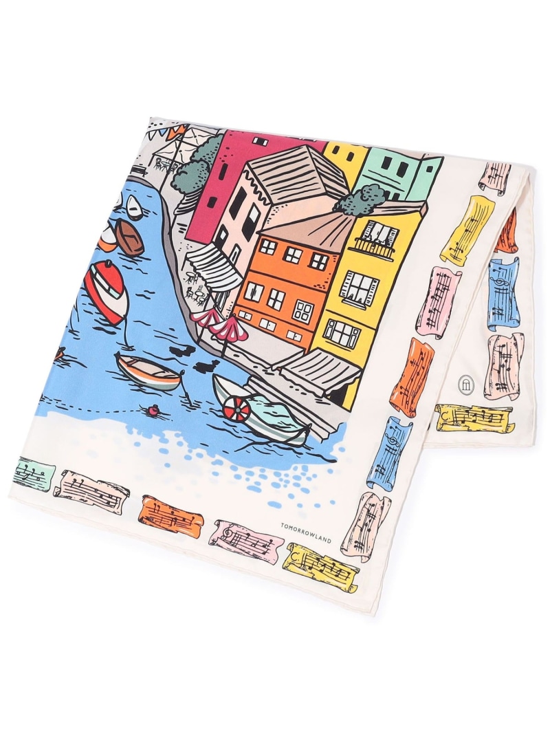 Atelier TOMORROWLAND BEACH シルクスカーフ TOMORROWLAND GOODS トゥモローランド ファッション雑貨 スカーフ・バンダナ【送料無料】[ Fashion]