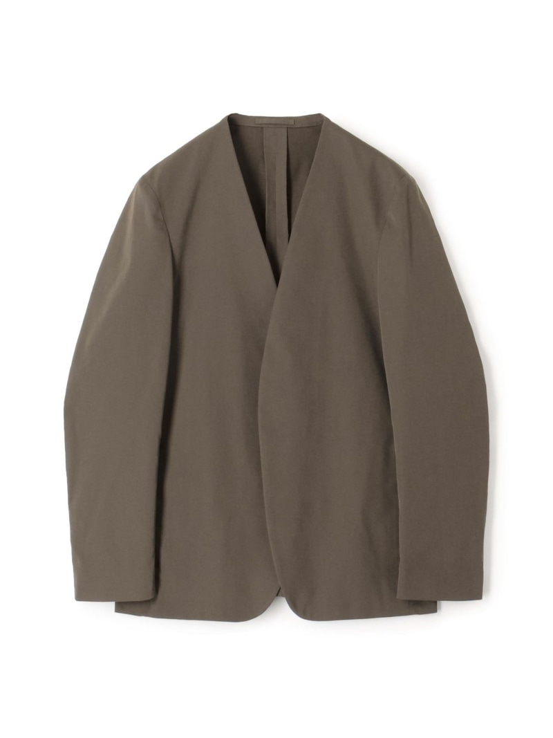 【値下げ】BACCA レーヨンポリエステルリラックスノーカラージャケット TOMORROWLAND｜ポリエステルレーヨン リラックスノーカラー