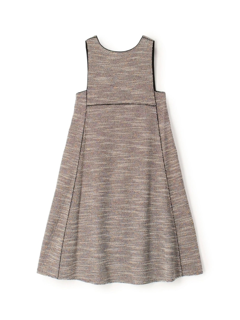 トゥモローランド ミックスツイード ジャンパースカート ワンピース ボールジィー BALLSEY（ボールジィ）の「ミックスツイード ジャンパースカート